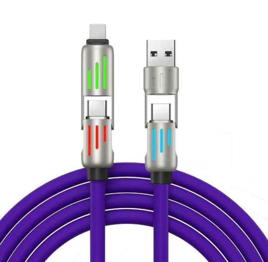 4-in-1 Data en Oplaad Kabel 1.2m